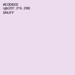 #EDDBEE - Snuff Color Image