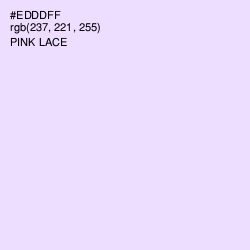 #EDDDFF - Pink Lace Color Image