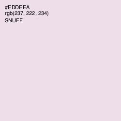 #EDDEEA - Snuff Color Image