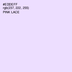 #EDDEFF - Pink Lace Color Image