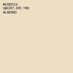 #EDDFC4 - Almond Color Image