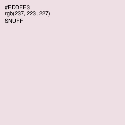 #EDDFE3 - Snuff Color Image