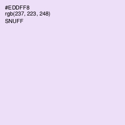#EDDFF8 - Snuff Color Image