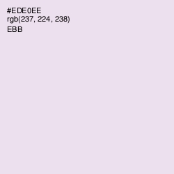 #EDE0EE - Ebb Color Image