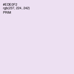 #EDE0F2 - Prim Color Image