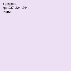 #EDE0F4 - Prim Color Image