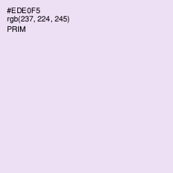 #EDE0F5 - Prim Color Image