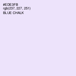 #EDE3FB - Blue Chalk Color Image