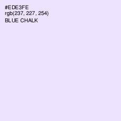 #EDE3FE - Blue Chalk Color Image