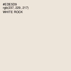 #EDE5D9 - White Rock Color Image