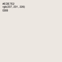 #EDE7E2 - Ebb Color Image