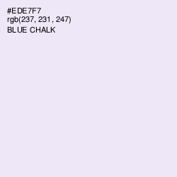 #EDE7F7 - Blue Chalk Color Image