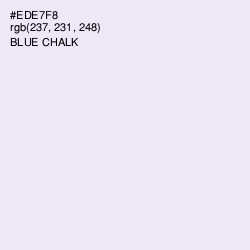 #EDE7F8 - Blue Chalk Color Image