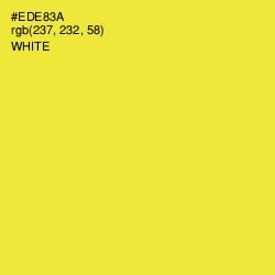 #EDE83A - Golden Fizz Color Image