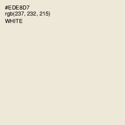 #EDE8D7 - White Rock Color Image