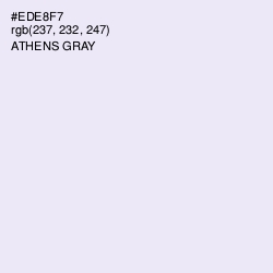 #EDE8F7 - Athens Gray Color Image