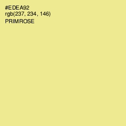 #EDEA92 - Primrose Color Image