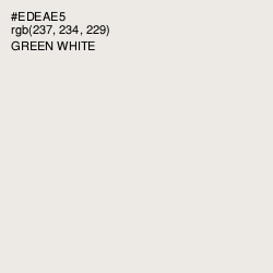 #EDEAE5 - Green White Color Image