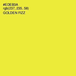 #EDEB3A - Golden Fizz Color Image