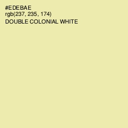 #EDEBAE - Double Colonial White Color Image