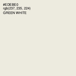 #EDEBE0 - Green White Color Image