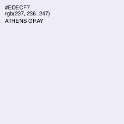 #EDECF7 - Athens Gray Color Image