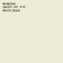 #EDEDD6 - White Rock Color Image