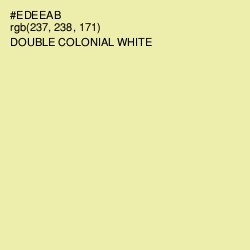 #EDEEAB - Double Colonial White Color Image