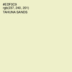 #EDF0C9 - Tahuna Sands Color Image
