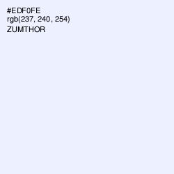 #EDF0FE - Zumthor Color Image