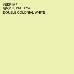 #EDF1AF - Double Colonial White Color Image