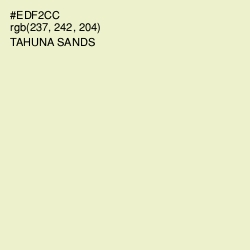 #EDF2CC - Tahuna Sands Color Image