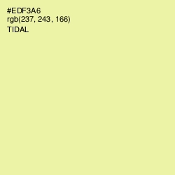 #EDF3A6 - Tidal Color Image