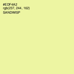 #EDF4A2 - Sandwisp Color Image