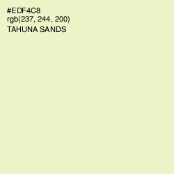 #EDF4C8 - Tahuna Sands Color Image