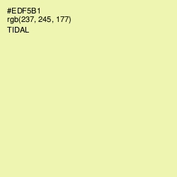 #EDF5B1 - Tidal Color Image