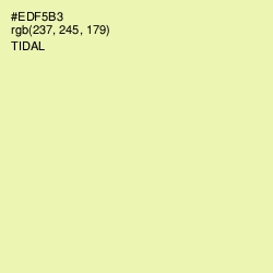 #EDF5B3 - Tidal Color Image