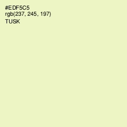 #EDF5C5 - Tusk Color Image