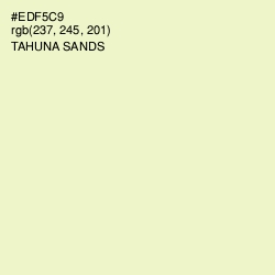 #EDF5C9 - Tahuna Sands Color Image