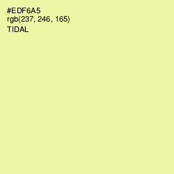 #EDF6A5 - Tidal Color Image