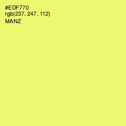 #EDF770 - Manz Color Image