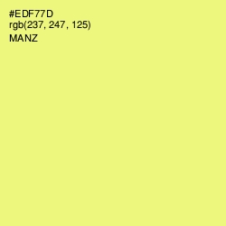 #EDF77D - Manz Color Image