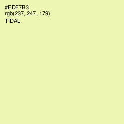 #EDF7B3 - Tidal Color Image