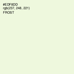 #EDF8DD - Frost Color Image