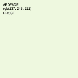 #EDF8DE - Frost Color Image