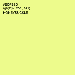 #EDFB8D - Honeysuckle Color Image