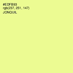 #EDFB93 - Jonquil Color Image