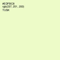 #EDFBC8 - Tusk Color Image