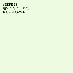 #EDFBE1 - Rice Flower Color Image