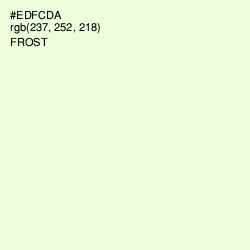 #EDFCDA - Frost Color Image
